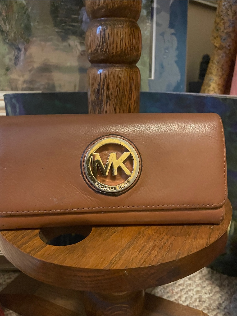 Michael by Michael Kors Brown Long Wallet